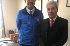 APF Carlos Vega y Seremi de Salud, Alejandro García